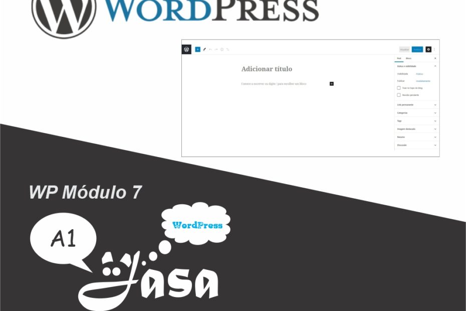 Capa quadrada - WordPress - Ferramenta MÍDIA: Visão Geral | Módulo 7 A1