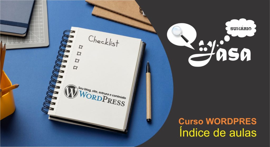Capa post do índice do curso do WordPress
